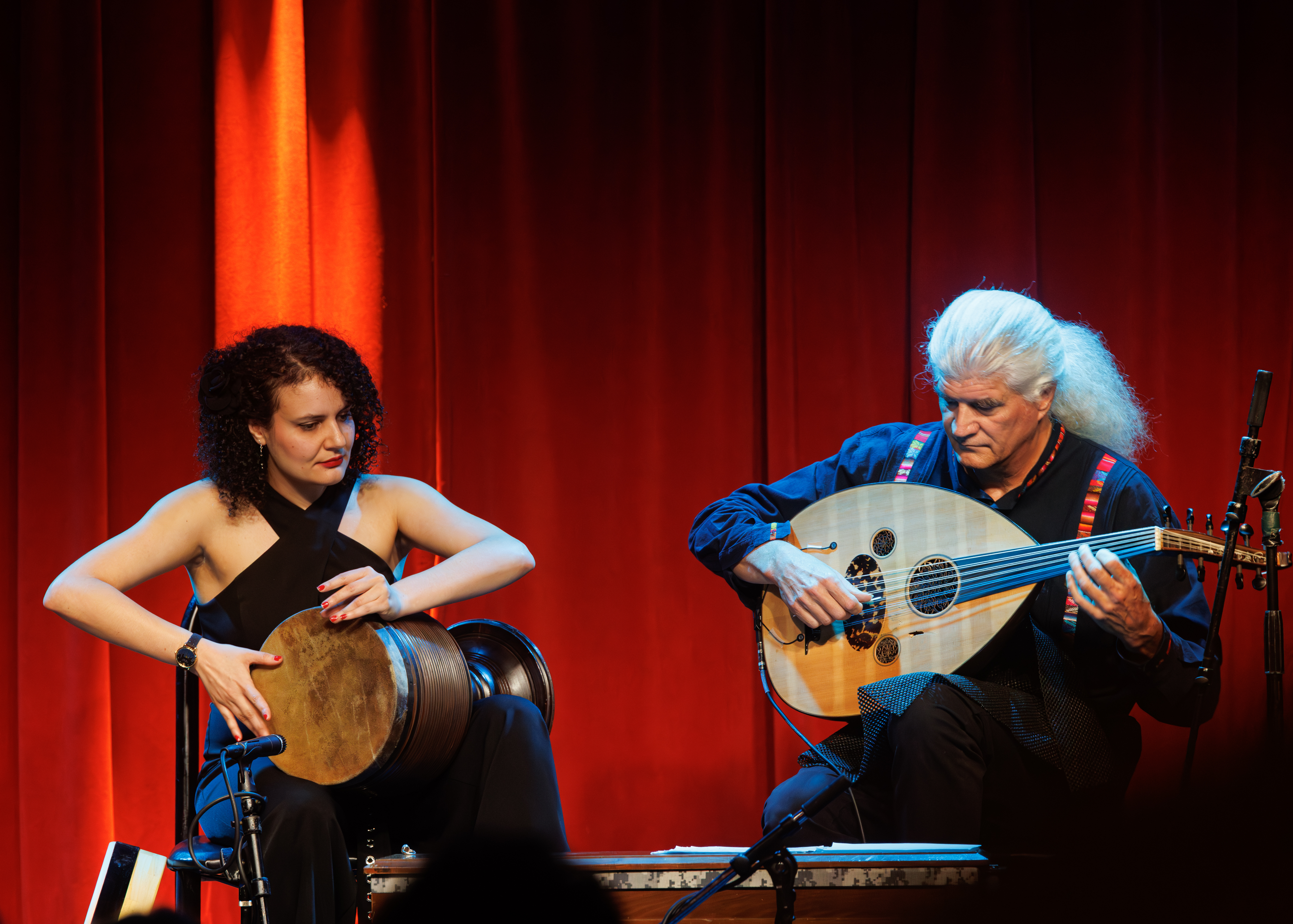 Delaram Amiri performing at Black and Tan Hall