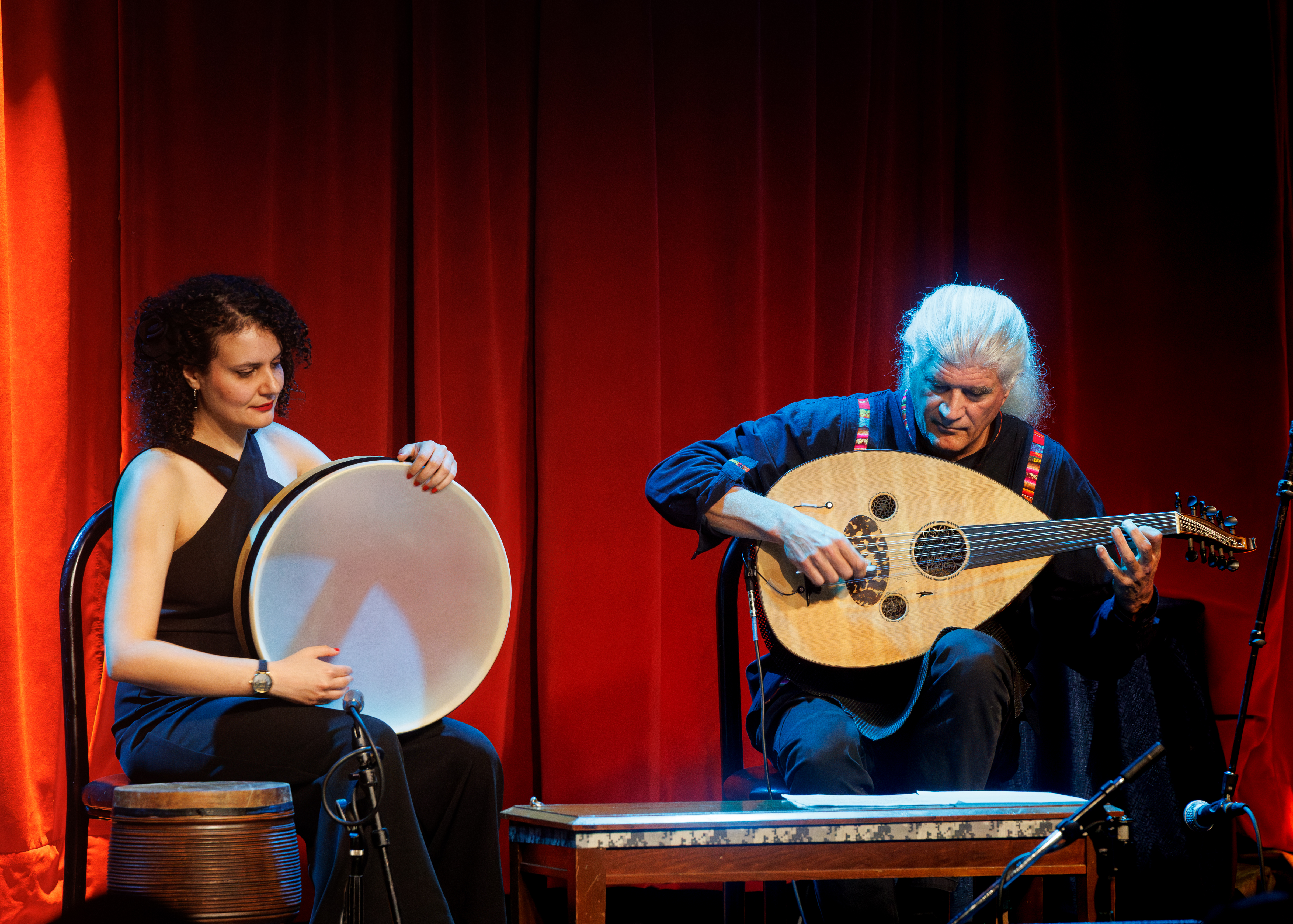 Delaram Amiri performing at Black and Tan Hall
