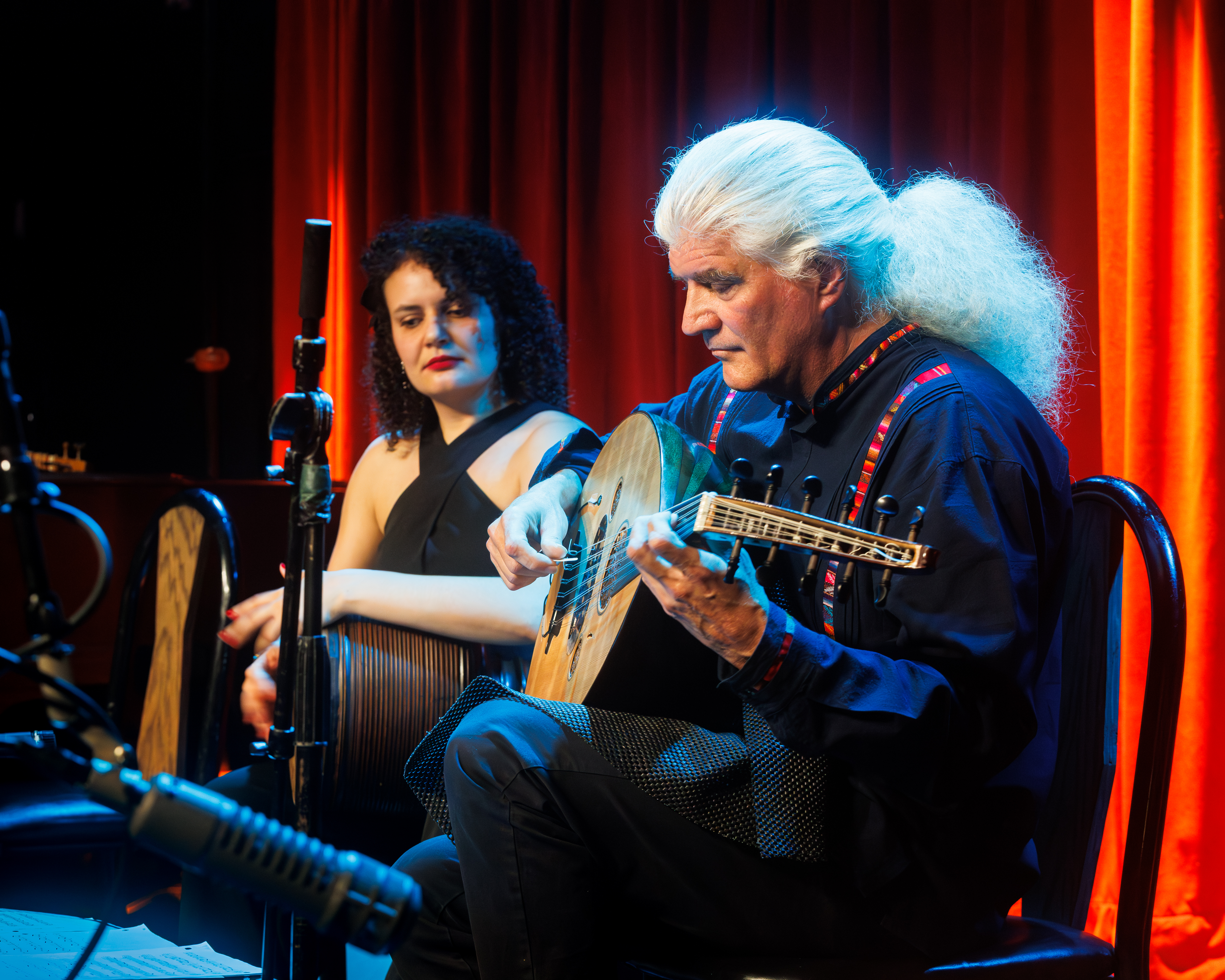 Delaram Amiri performing at Black and Tan Hall